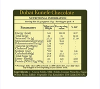 Karachi Bakery Dubai Kunafa Chocolate Bar - 180 g