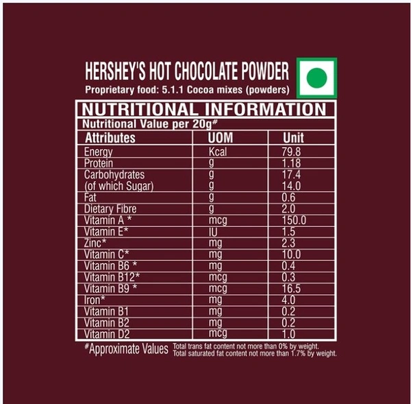Hershey's Hot Chocolate Powder - 250 g