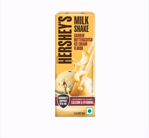 Hershey's Milkshake (Cashew Butterscotch Ice Cream Flavor) - 3 x 180 ml