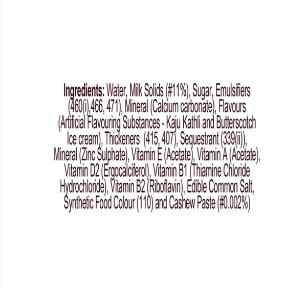 Hershey's Milkshake (Cashew Butterscotch Ice Cream Flavor) - 3 x 180 ml