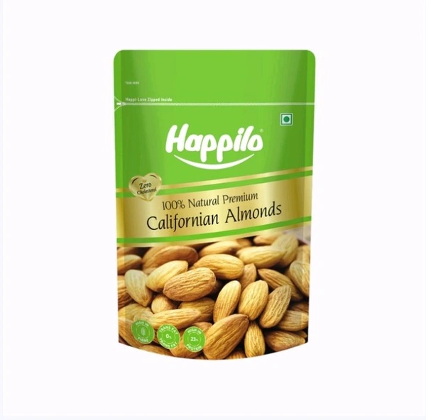 Happilo Premium Natural Californian Almonds (Badam) - 200 g