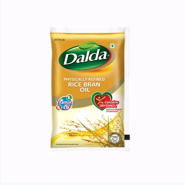 Dalda Physically Refined Rice Bran Oil (Chaaler Bhurir Tel) - 840 g