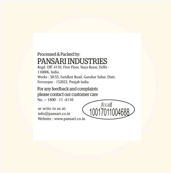 Pansari Royal Premium Basmati Rice (Extra Long Grain) (Basmati Chaal) - 1 kg