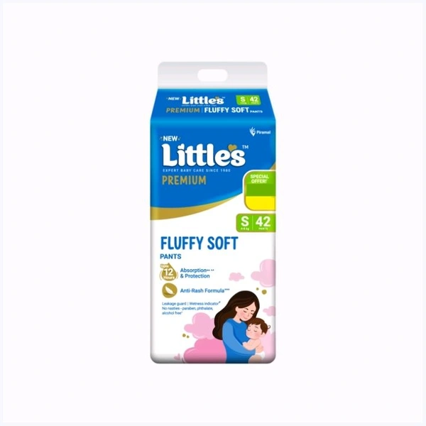 Little's Fluffy Soft Baby Diaper - 42 pcs