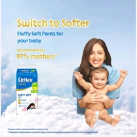 Little's Fluffy Soft Baby Diaper - 42 pcs