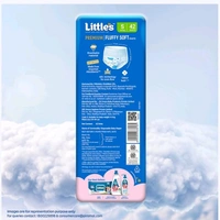 Little's Fluffy Soft Baby Diaper - 42 pcs