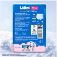 Little's Fluffy Soft Baby Diaper - 72 pcs