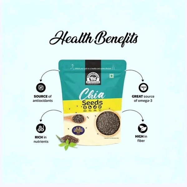 Wonderland Foods Chia Seeds - 200 g