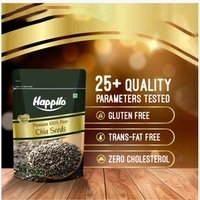 Happilo Premium Raw Authentic Chia Seeds - 200 g