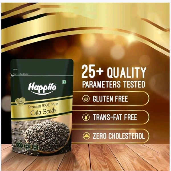 Happilo Premium Raw Authentic Chia Seeds - 200 g