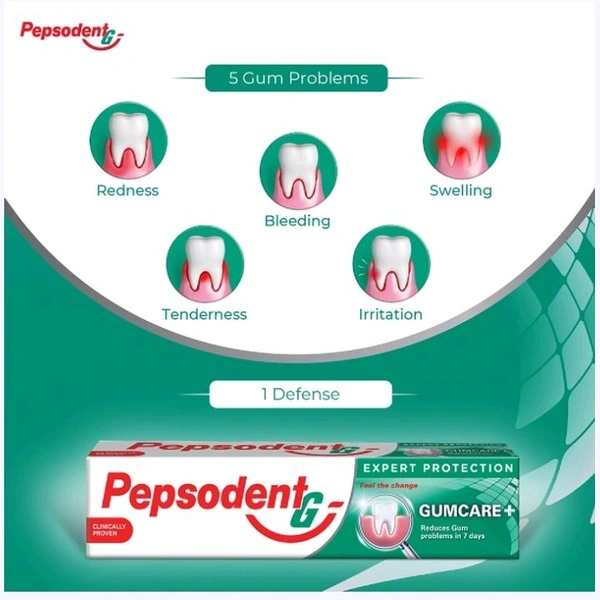 Pepsodent G Expert Protection
Gumcare + Toothpaste - 140 g