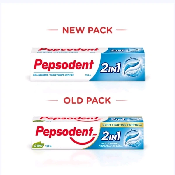 Pepsodent 2 In 1 Toothpaste - 150 g
