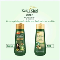 Kesh King Gold Anti-Hairfall Shampoo - Ayurvedic - 350 ml