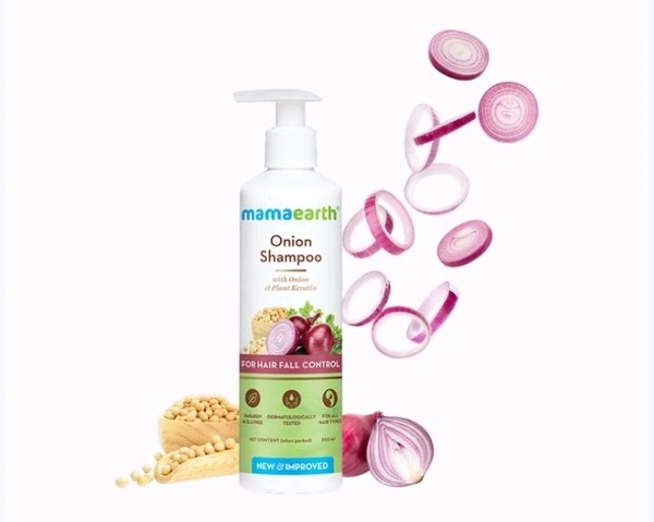 Mamaearth Onion Hair Fall Control Shampoo - 250 ml