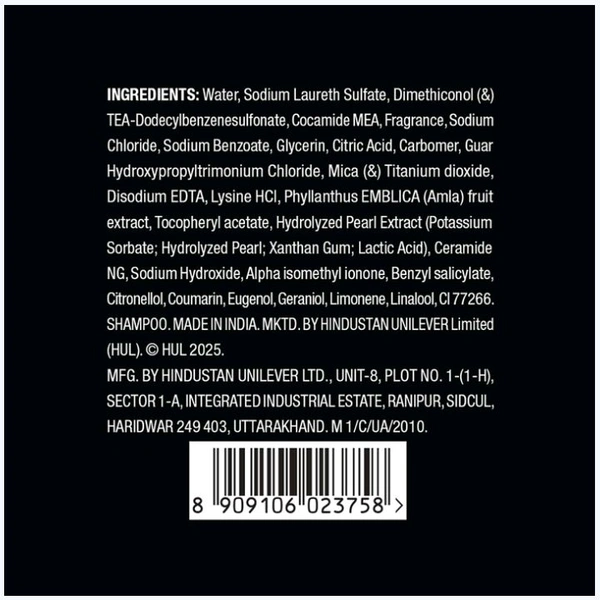 Sunsilk Stunning Black Shine Shampoo - 180 ml