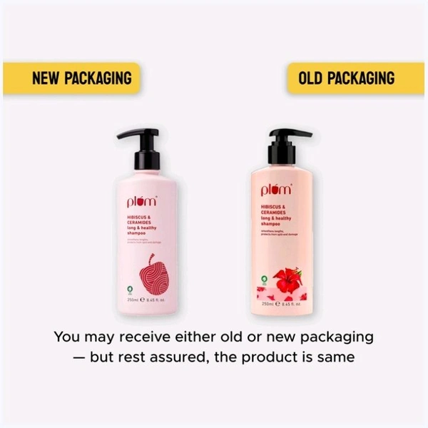 Plum Hibiscus & Ceramides Long & Healthy Shampoo - 250 ml