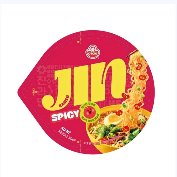 Otoki Jin Ramen Spicy Cup Noodles - 65 g