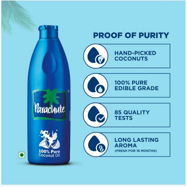 Parachute 100% Pure Coconut Oil - 600 ml