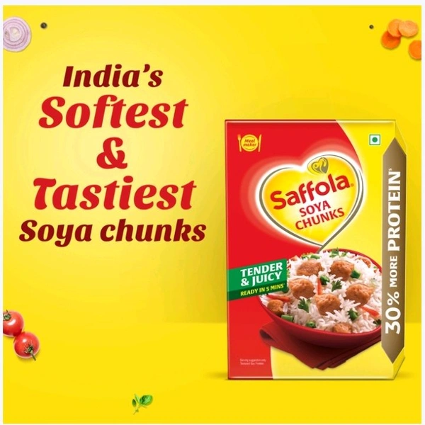 Saffola Mealmaker Soya Chunks - 200 g