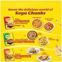 Saffola Soya Chunks - Tender & Juicy - 400 g
