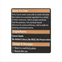 Only Ajwain Seeds (Ajwain) - 100 g