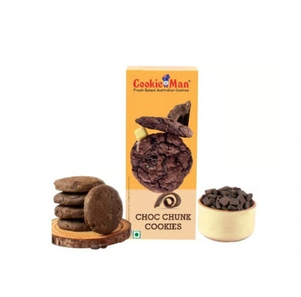 Cookieman Choc Chunk Chocolate Cookies Biscuits - 20 g, 120 g