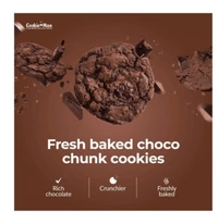 Cookieman Choc Chunk Chocolate Cookies Biscuits - 20 g, 120 g