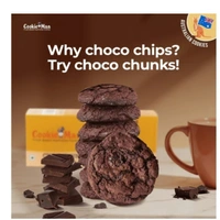 Cookieman Choc Chunk Chocolate Cookies Biscuits - 20 g, 120 g