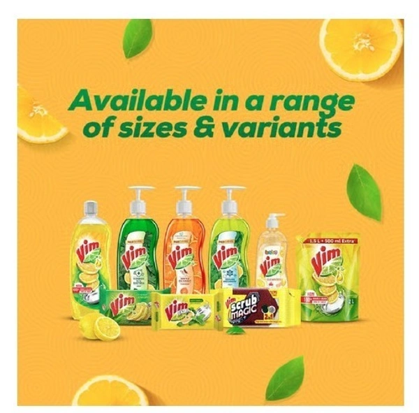 Vim Lemon Dishwash Gel (500 ml) - 500 ml