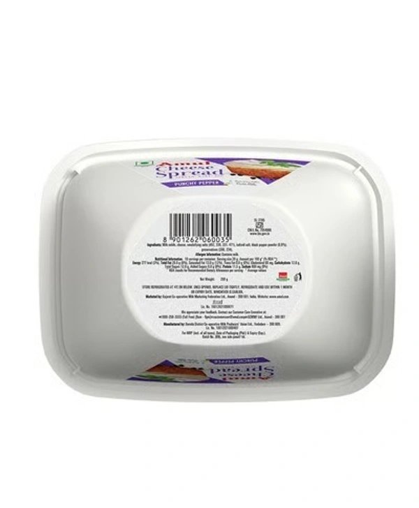 Amul Punchy Pepper Cheese Spread - 200 g