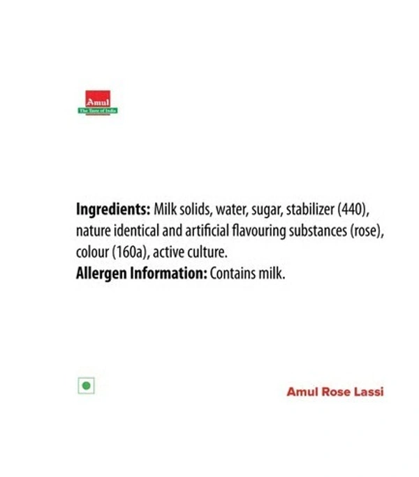 Amul Rose Lassi - 200 ml