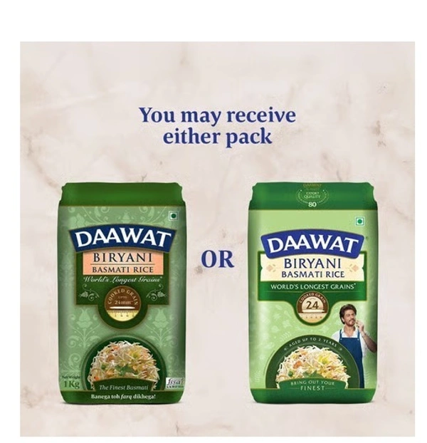 Daawat Biryani Rice (Long Grain) - 1 kg