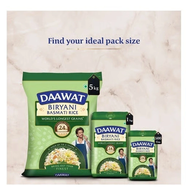 Daawat Biryani Rice (Long Grain) - 1 kg