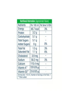 Mother Dairy FIT Life Homogenized Double Toned Milk - 115 ml