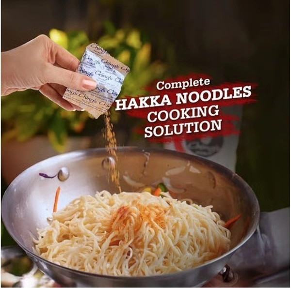 Ching's Secret Hakka Noodles with Masala (Not Fried, Air Dried) - 70 g, Veg Noodles, 140 g