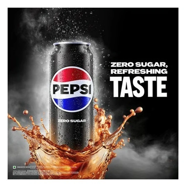 Pepsi Zero Sugar Soft Drink - Soft Drink, 300 ml