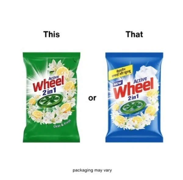 Wheel Green Lemon & Jasmine Detergent Powder - Powder, 1 pack (1 kg)