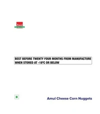 Amul Corn & Cheese Nuggets - Nuggets, 300 g