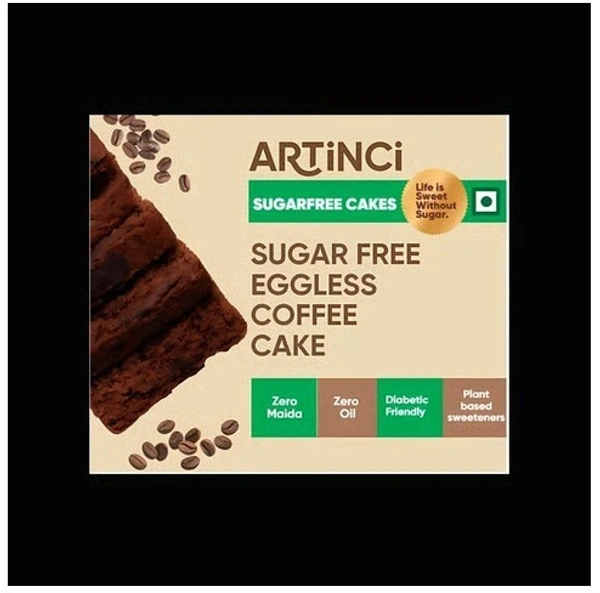 Artinci Sugar Free Eggless Coffee Cake - 150 g