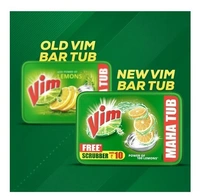Vim Lemon Tub Dishwashing Tub (500 g) - 500 g