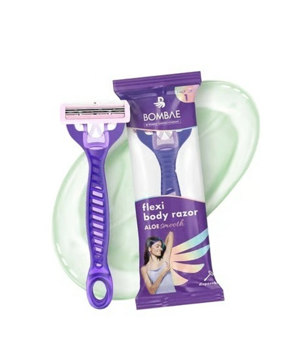 Bombae Vitamin E & Aloe Disposable Women's Razor for Women - All Skin Types, 1 pc