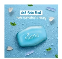 Fiama Men Soap Bar Refreshing Pulse Sea Minerals - All Skin Types, 3 x 125 g