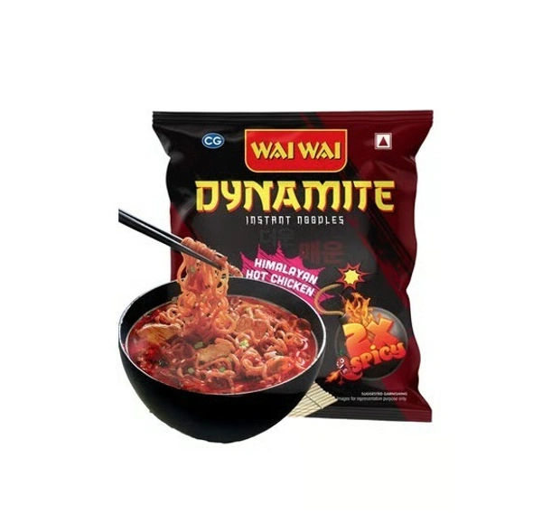 Wai Wai Dynamite Himalayan Hot Chicken Instant Noodles - 100g