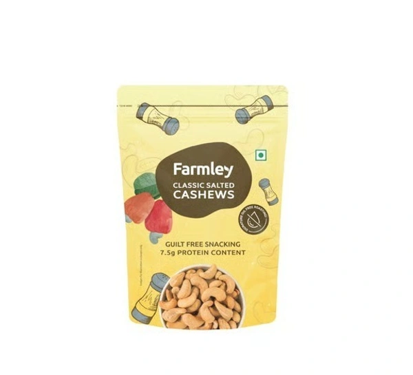Farmley Classic Salted & Roasted Flavoured Cashew - 36 g