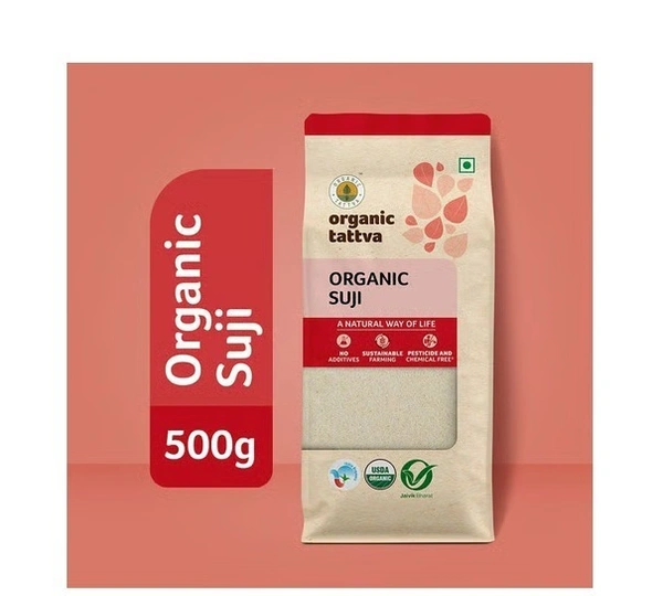 Organic Tattva Organic Sooji - Organic Suji, 500 g