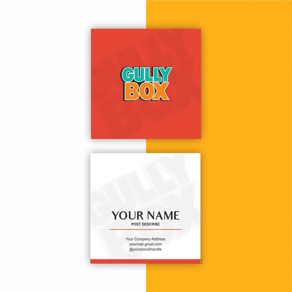 Classic Square Visiting Card Starting At Just 199/- - Matt, 100