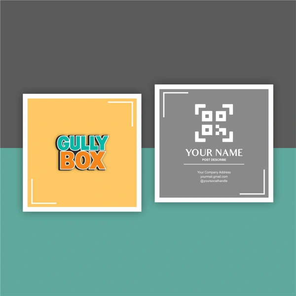 Classic Square Visiting Card Starting At Just 199/-