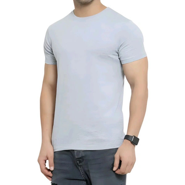 Men's Classic Trendy Tshirt - Metel Grey