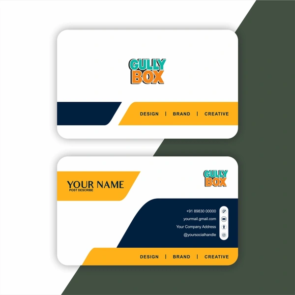 Round Corner Visiting Card 