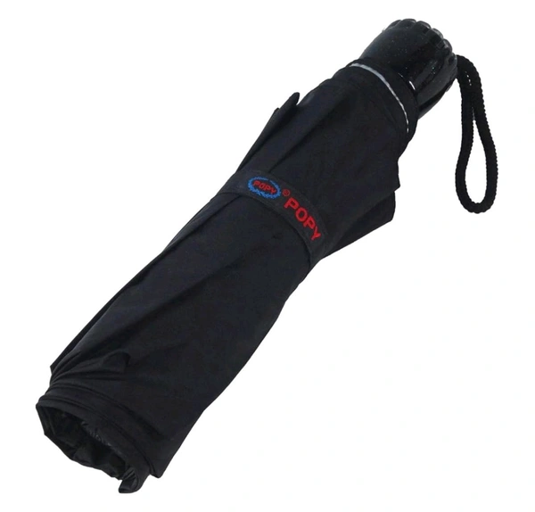 Poppy 3 Fold Black